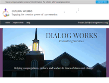 Tablet Screenshot of dialogworks.org